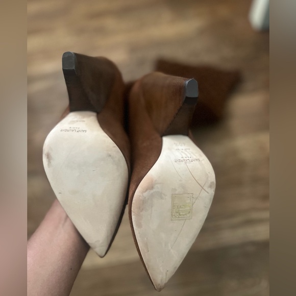 Saint Laurent Suede Twine Niki 105 Boot - Picture 7 of 14